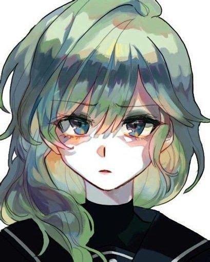 Pin By Iyu On Shojo Anime Art Girl Anime Green Hair Anime Green