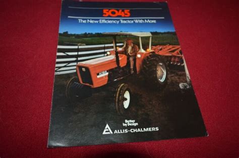 Allis Chalmers 5045 Tractor Dealers Brochure Dcpa11 Ebay
