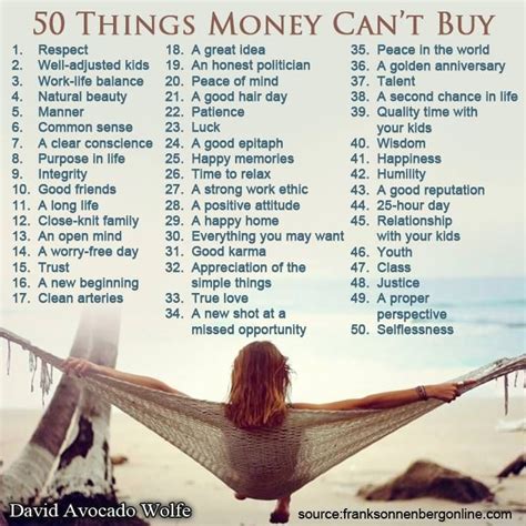 Will a money market account give you the best return for your money? 50 things money can´t buy | Quotes and Sayings | Pinterest ...