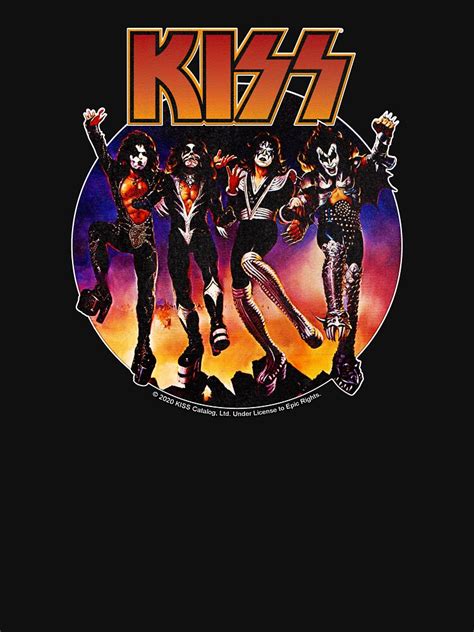 Kiss Vintage Design T Shirt By Hawkstonedesign Redbubble