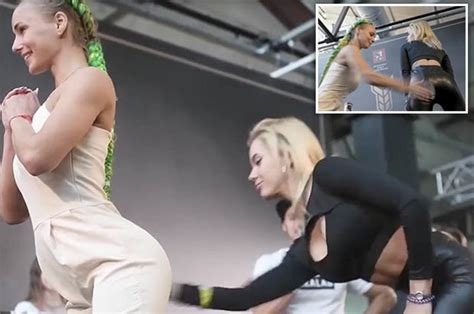 Booty Spanking Championship Sees Women Slap Each Others Bums Daily Star