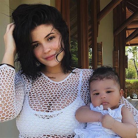 kylie jenner pierced 5 month old stormi s ears and people have a lot of feelings about it