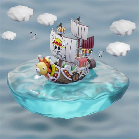 Artstation Thousand Sunny One Piece 3d Fanart