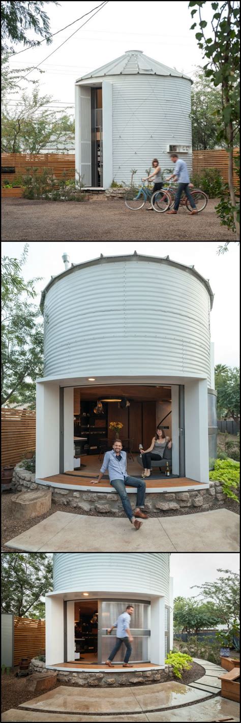 The high insulation value of icf designed concrete house plans make them very attractive to many in northern areas. From grain silo to a comfortable home… | Silo house ...