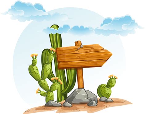 Desert Cactus Free Vector Graphic Download