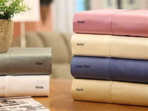 Shop Sateen Solid Combed Cotton 400 Thread Count Sheet Set Free