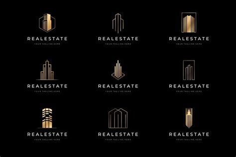 9 Minimalist Real Estate Logos By Chicgraphix On Creativemarket Real