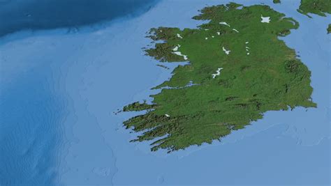 Satellite Image Of Ireland Image Free Stock Photo Public Domain