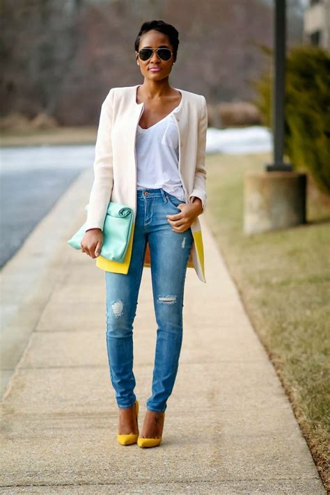 Outfits With Yellow Shoes Casual Wear High Heeled Shoe Outfits With