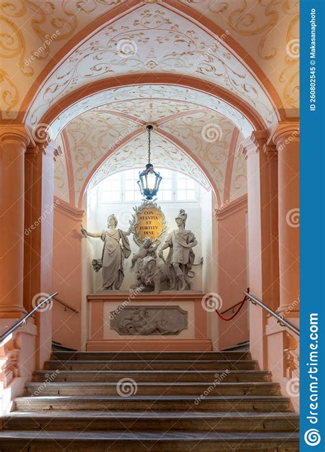 Entrance And Foyer Of The Melk Abbey Complex Editorial Image Image Of