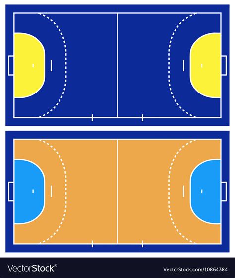 Desenho Quadra De Handebol