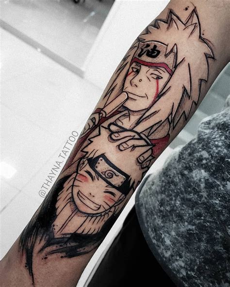 Tatuagem Naruto E Jiraya Tatuagem Do Naruto Melhores Tatuagens