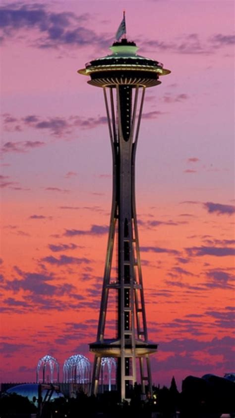 Space Needle Go To The Top And Watch The Sunset While Dining At The