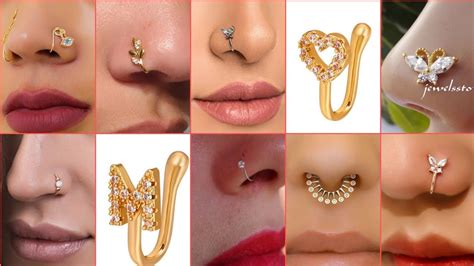 Gold Nose Ring Latest And Stylish Gold Nose Ring Designs Gold Nose Stud