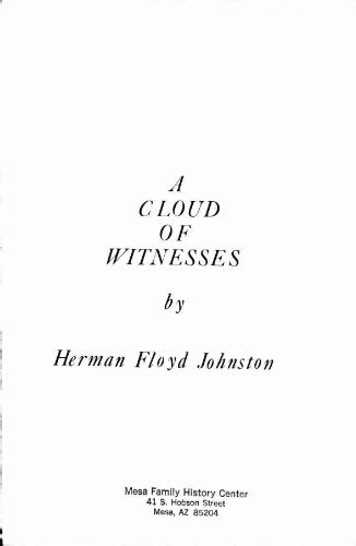 A Cloud Of Witnesses