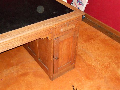 Vintage desks & computer tables : Vintage Wooden Office Desk For Sale | Antiques.com ...