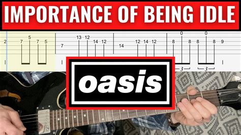 Importance Of Being Idle Oasis Cover W Tabs Youtube