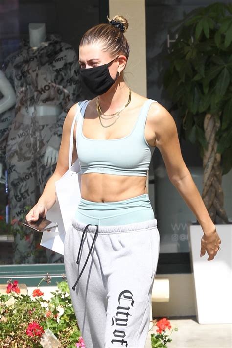 Hailey Bieber Heading To Yoga Class In West Hollywood 20 Gotceleb