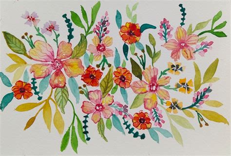 My Project In Vibrant Floral Patterns With Watercolors Course Domestika