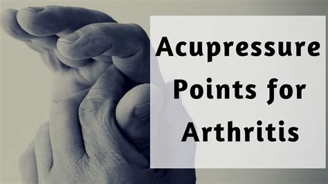 acupressure points for arthritis massage monday 316 youtube