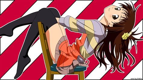Mikan Yuuki Anime Girl Sitting Smile Thigh Highs Skirt To Love Ru Wallpaper Resolution