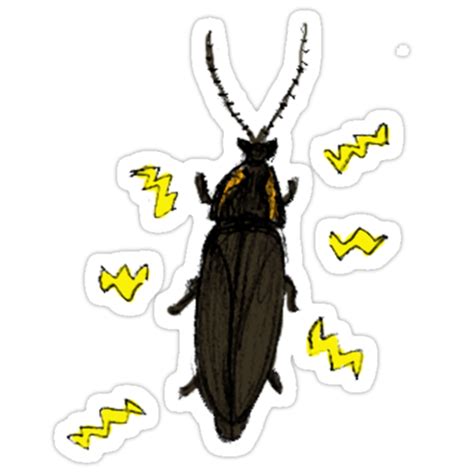 Lightning Bug Stickers By Meredith Nolan Redbubble