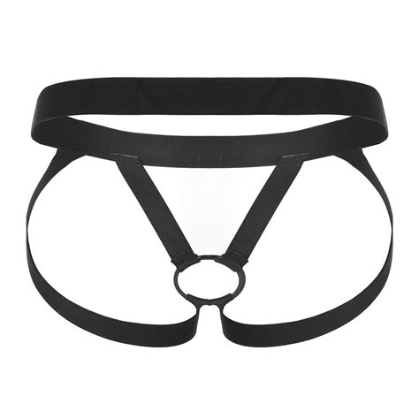 Buy Iefiel Mens Lingerie Enhancing Strap Underwear O Ring Jockstrap Bikini G String Thong