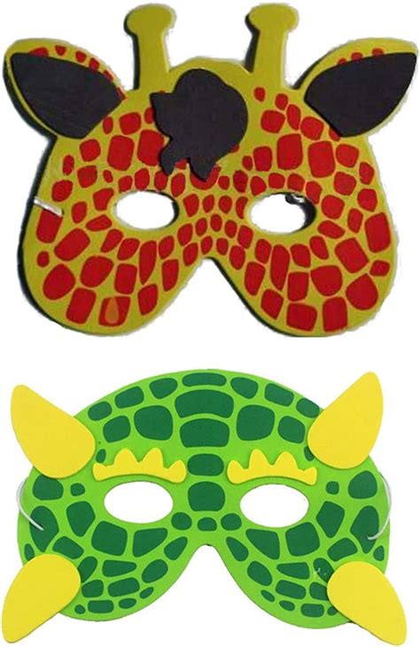 Felt Animal Mask For Kids Jungle Theme Party Supplies Safari Animals
