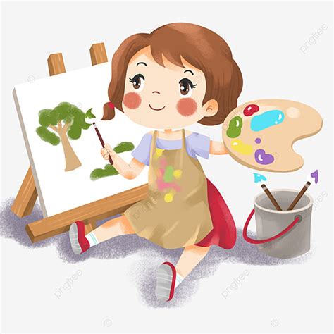 Girl Drawing Png Vector Psd And Clipart With Transparent Background