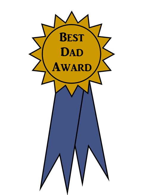 Free Clipart N Images Fathers Day Clip Art Best Dad Award