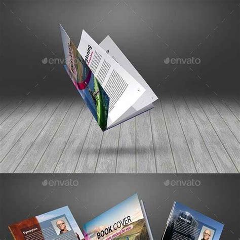Floating Thin Book Mockup Book Mockup Product Promo