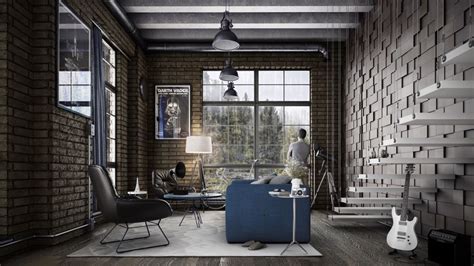 Industrial home & design is a full service, maryland interior design firm specializing in modern industrial, rustic, chic, and mid century modern design with a global influence. Industrial Style Living Room Design: The Essential Guide
