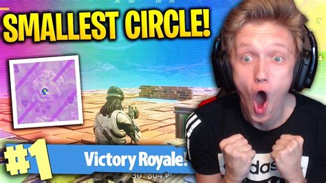 Winning In The Smallest Circle Possible Fortnite Battle Royale