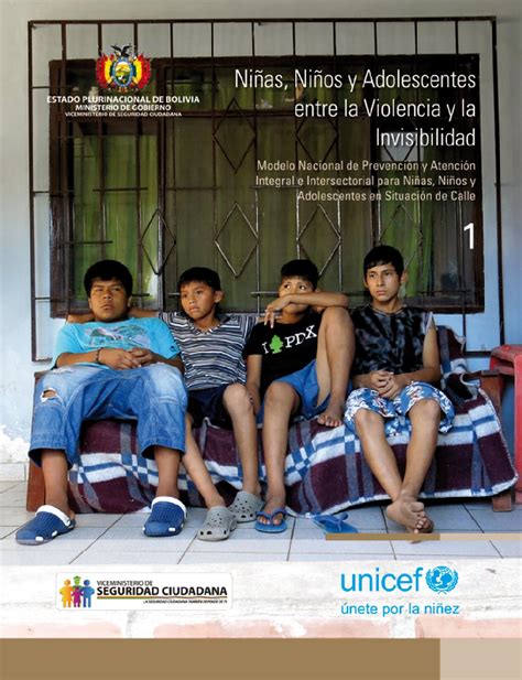 Niñas Niños Y Adolescentes En Situación De Calle By Unicef Bolivia Issuu