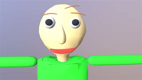 Baldi V3 Download Free 3d Model By Baldibaldimoreyt Bendyiscool143