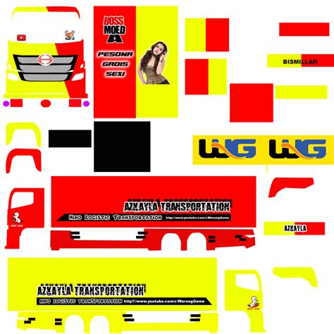 Kumpulan Livery Dump Truck Hino 500 Bussid Keren Lengkap - Blog