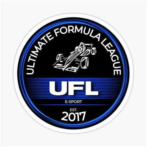 Ultimate Formula League Logo Sticker For Sale By Ufl Esports Redbubble