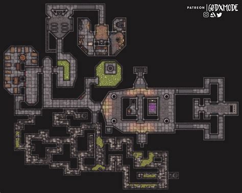 I Turned Classic Dooms E1m2 Into A Dungeon Map For Use In My Dandd Games