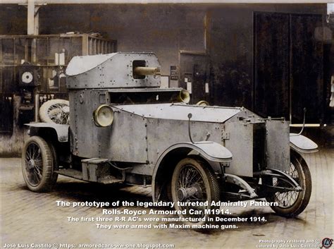 Armored Cars In The Wwi The Turreted Rolls Royce Armoured Car