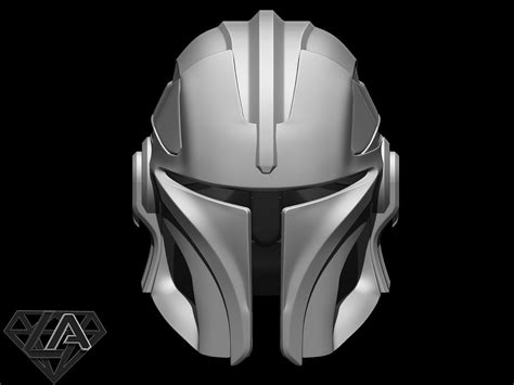 Mandalorian Knight Custom Helmet 3d Model 3d Printable Cgtrader