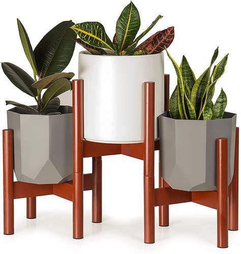 Indoor Plant Stands 3 Pack 2 Tier Tall Plant Stand Stable Triangle