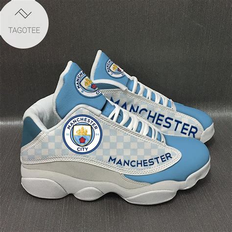 Manchester City Football Sneakers Air Jordan 13 Shoes Tagotee