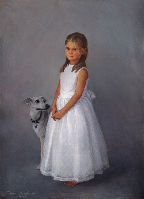 Childrens Full Figure Portrait Painting By Timothy Chambers Fine Art