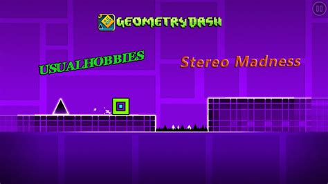 Geometry Dash Stereo Madness 1080p 60fps Youtube