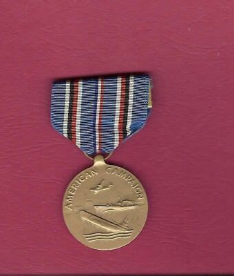 Genuine Vintage Wwii American Theater Campaign Award Full Size Medal Lot Ebay