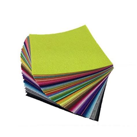 Flic Flac 54pcs Felt Fabric Sheet Assorted Color Felt Pack