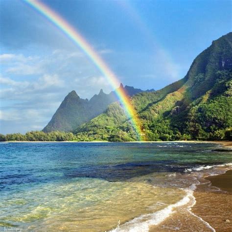 Pin By Diana Santiago On Rainbows Desktop Background Nature Hawaii