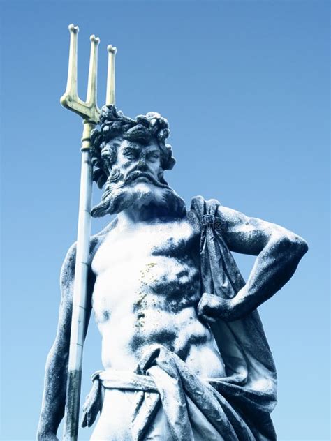 Poseidon Sculpture Stock Image Image 21155371