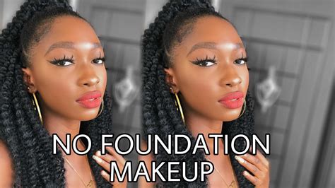 Flawless Easy No Foundation Makeup Routine Youtube