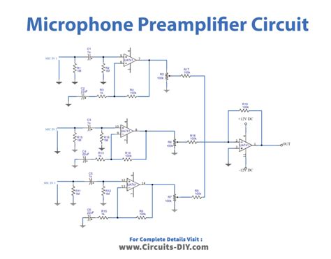 Simple Condenser Mic Preamp Circuit Using 2n3904